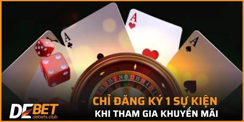 Bạn chỉ được đăng ký một chương trình khuyến mãi duy nhất