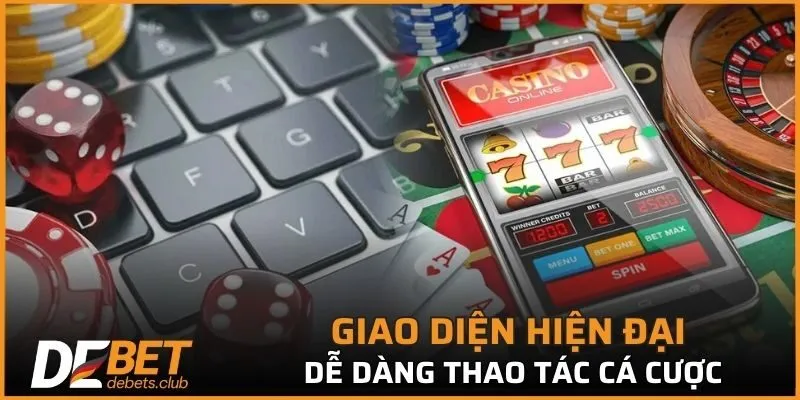 Giao diện hiện đại dễ dàng thao tác cá cược
