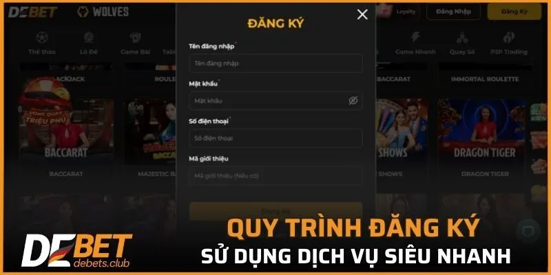 Quy trình đăng ký sử dụng dịch vụ siêu nhanh, đơn giản